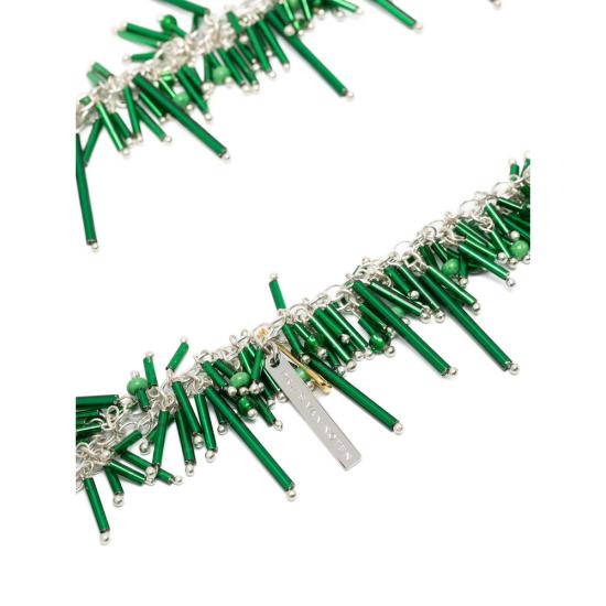 26SS 드리스 반 노튼 목걸이/팬던트 0063 018231 604 SILVER GREEN - DRIES VAN NOTEN