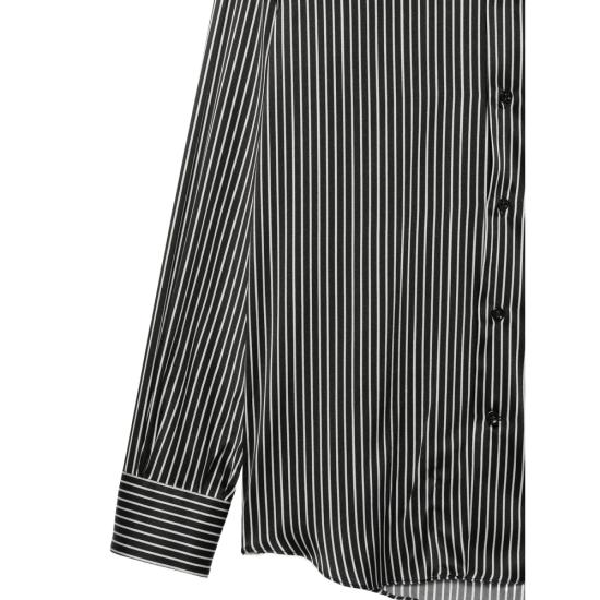 26SS 마짜렐리 긴팔 셔츠 RIGA SETA LS NERA BLACK WHITE - MAZZARELLI