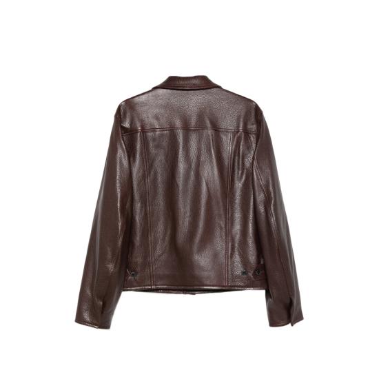 26SS 토니웩 가죽 자켓 BF12LJ001 BRBRO BROWN - TONYWACK