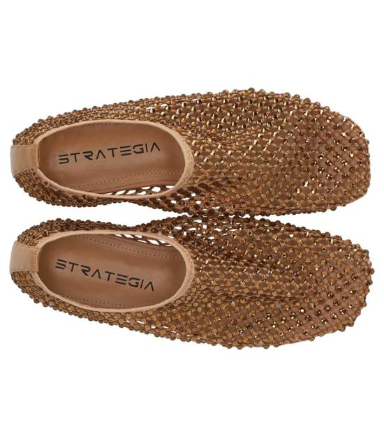 26SS 스트레티지아 플랫 슈즈 R11 SAHARA 36 Beige - STRATEGIA