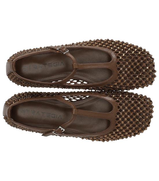 26SS 스트레티지아 플랫 슈즈 R33 CACAO 36 Brown - STRATEGIA