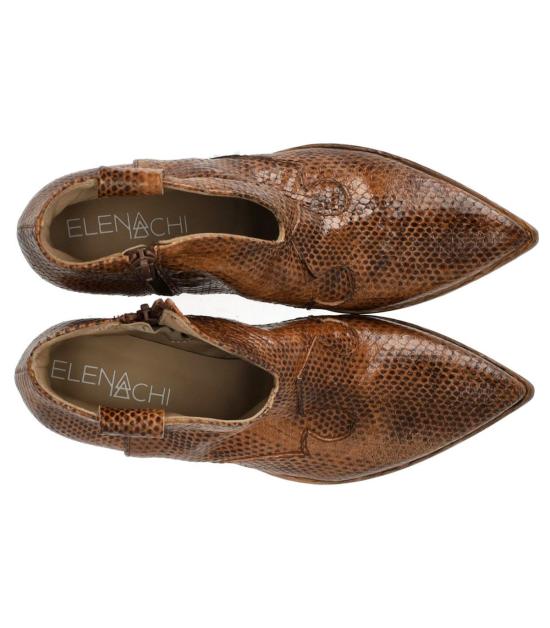 26SS 엘레나 이아치 부츠 E2004 BLUES 36 Brown - ELENA IACHI