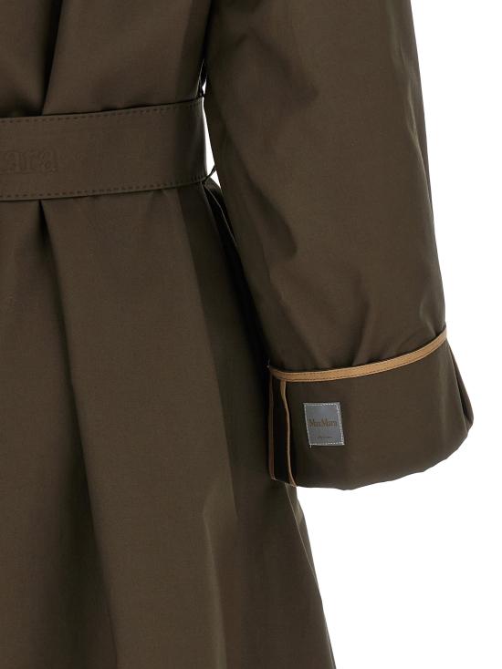 26SS 막스마라 더 큐브 트렌치 코트 2619021014600003 Green - MAXMARA THE CUBE