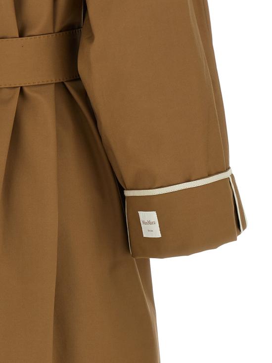 26SS 막스마라 더 큐브 트렌치 코트 2619021014600004 Brown - MAXMARA THE CUBE