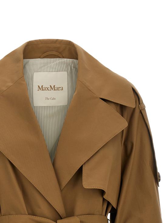 26SS 막스마라 더 큐브 트렌치 코트 2619021014600004 Brown - MAXMARA THE CUBE
