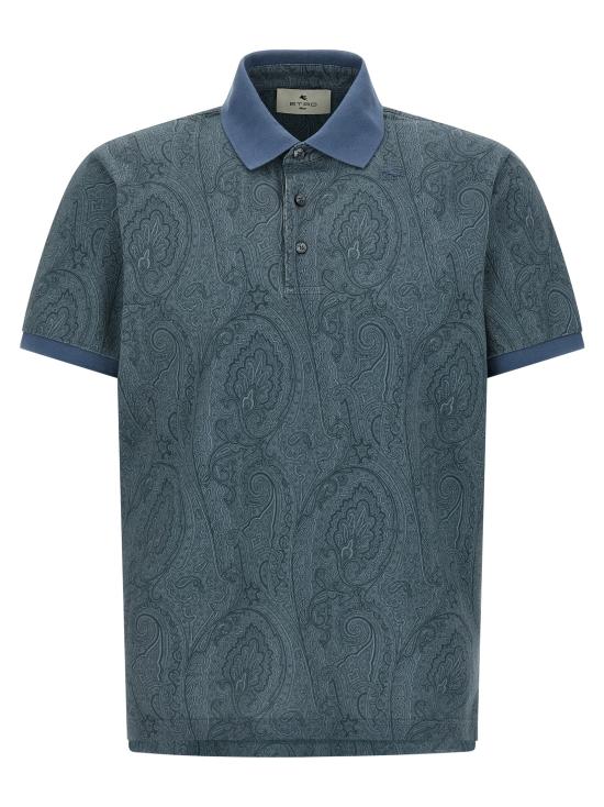 26SS 에트로 폴로 티셔츠 MRMD0004AKF84X0880 Blue