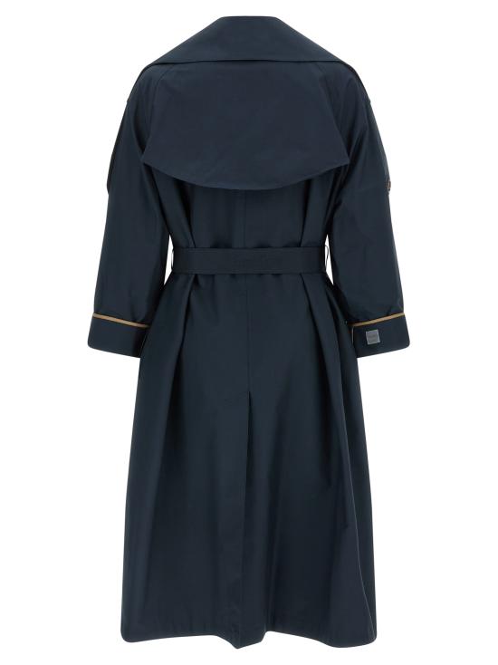 26SS 막스마라 더 큐브 트렌치 코트 2619021014600006 Blue - MAXMARA THE CUBE