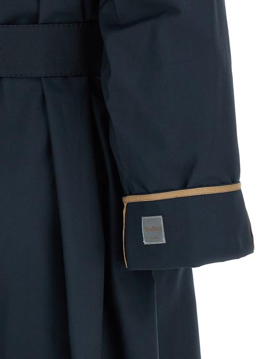 26SS 막스마라 더 큐브 트렌치 코트 2619021014600006 Blue - MAXMARA THE CUBE