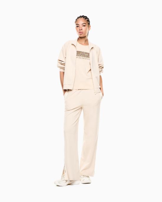 26SS 엠포리오 아르마니 반팔 티셔츠 7W001093 AF10373 U1088 Beige - EMPORIO ARMANI