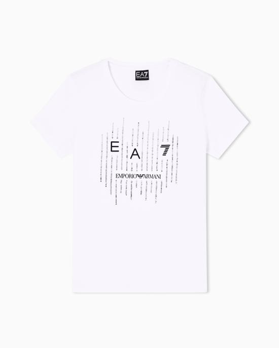 26SS 엠포리오 아르마니 반팔 티셔츠 7W001097 AF10373 U0002 White