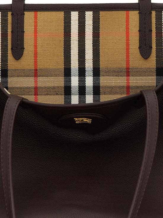 26SS 버버리 미디움 리버시블 블룸즈버리 토트백 8119598PEATSAND Multicolor - BURBERRY