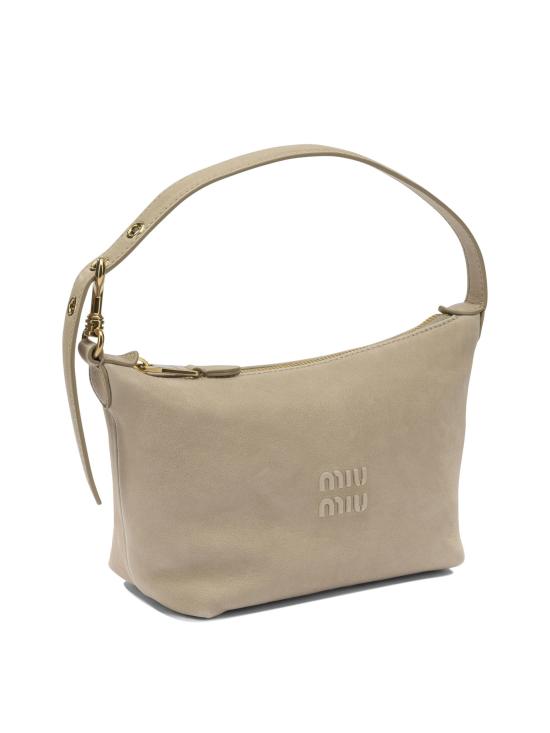 26FW 미우미우 스무스 그레인 피니쉬 레더 크로셰 파우치 5NE841AEFXF0065 Brown - MIU MIU
