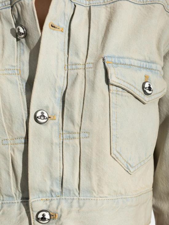 26SS 비비안웨스트우드 MARLENE 마린 크롭 자켓 19010018W01C1 B412 LIGHT BLUE - VIVIENNE WESTWOOD