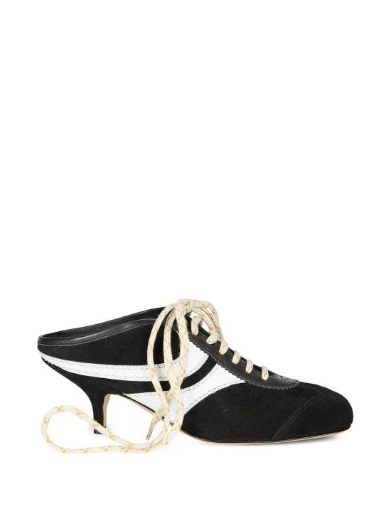 26SS 드리스 반 노튼 힐/펌프스 2610117400126 BLACK WHITE 998