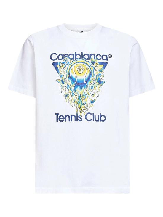 26SS 카사블랑카 반팔 티셔츠 MSP26JTS00101 TENNIS CLUB ICON