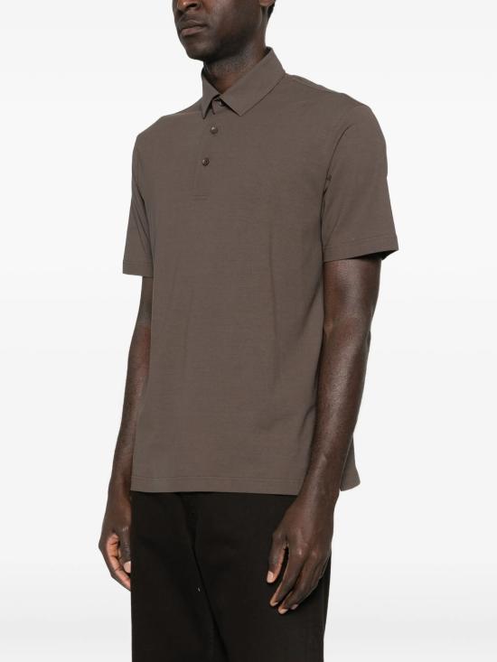 26SS 에르노 폴로 티셔츠 JPL00115U52005 8800 MORO - HERNO