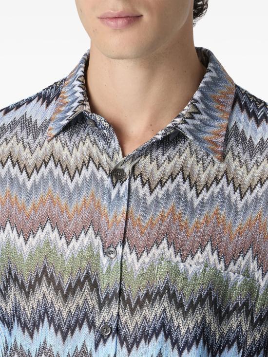 26SS 미소니 긴팔 셔츠 US26SJ02BR014T S91RM MULTI - MISSONI