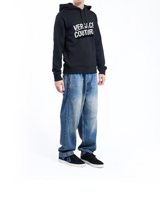 25FW 베르사체 후드 티셔츠 79GAIP05 CF07P 899 NERO - VERSACE