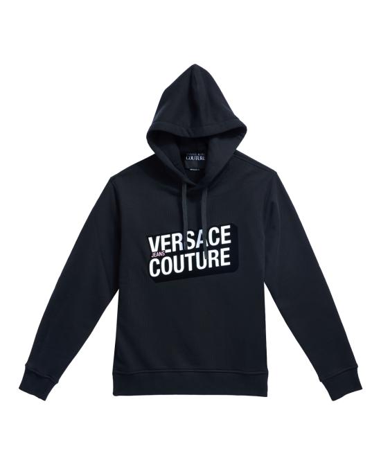 25FW 베르사체 후드 티셔츠 79GAIP05 CF07P 899 NERO