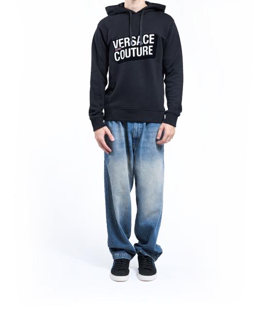 25FW 베르사체 후드 티셔츠 79GAIP05 CF07P 899 NERO - VERSACE
