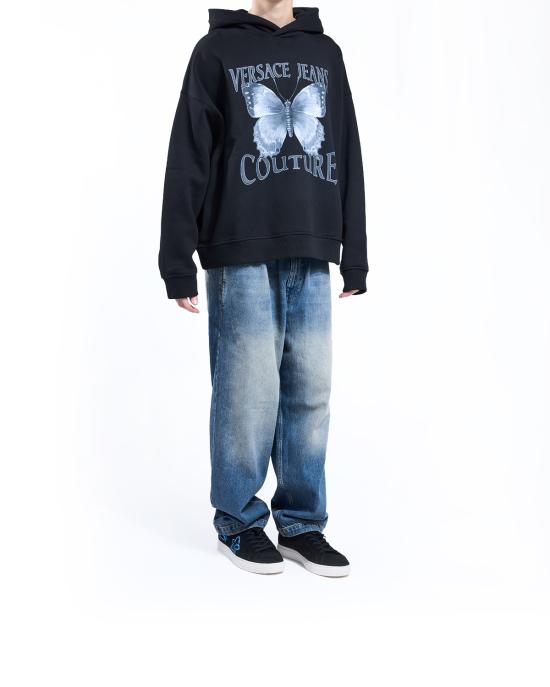 25FW 베르사체 후드 티셔츠 79GAIP07 CF01P 899 NERO - VERSACE