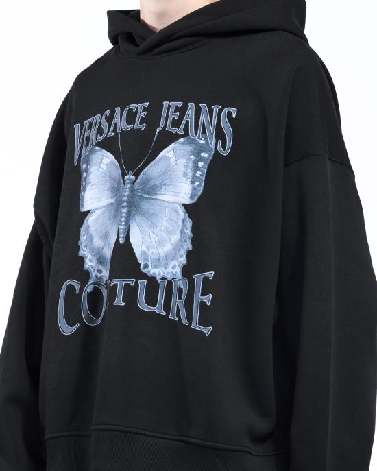 25FW 베르사체 후드 티셔츠 79GAIP07 CF01P 899 NERO - VERSACE