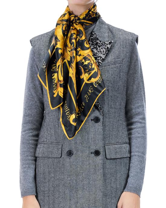 25FW 베르사체 머플러/스카프 79HA7H02 ZG402 G89 NERO MULTI - VERSACE