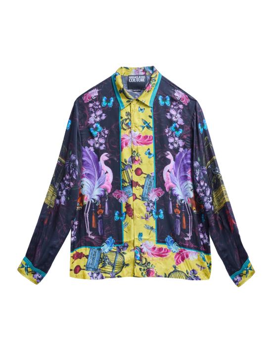 25FW 베르사체 긴팔 셔츠 79GAL21C NS689 ms3 MULTICOLOR