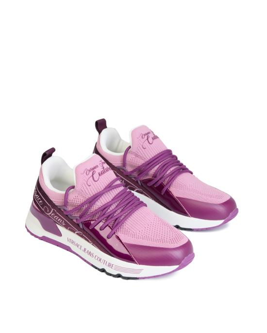 25FW 베르사체 Dynamic 다이나믹 로고 스니커즈 79VA3SA8 ZSC96 459 dusty rose ROSA - VERSACE