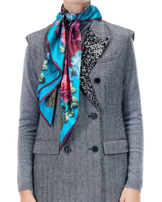 25FW 베르사체 머플러/스카프 79HA7H02 ZG403 U59 AZZURRO - VERSACE