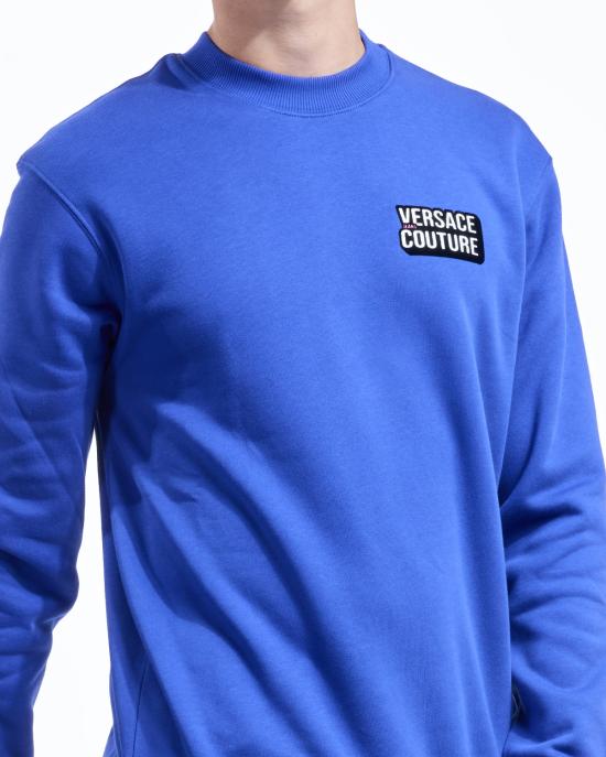 25FW 베르사체 후드 티셔츠 79GAIP02 CF01P 289 BLU - VERSACE