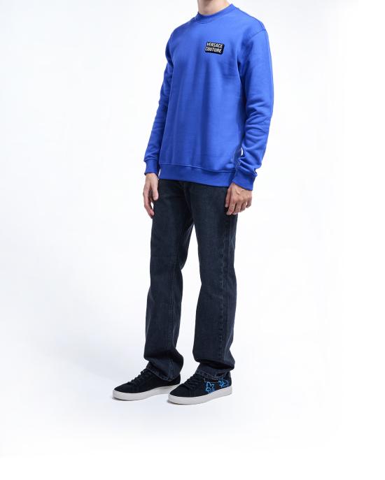 25FW 베르사체 후드 티셔츠 79GAIP02 CF01P 289 BLU - VERSACE