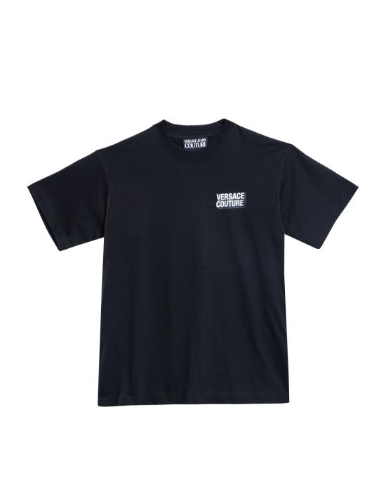 25FW 베르사체 반팔 티셔츠 79GAHP10 CJ01P 899 NERO