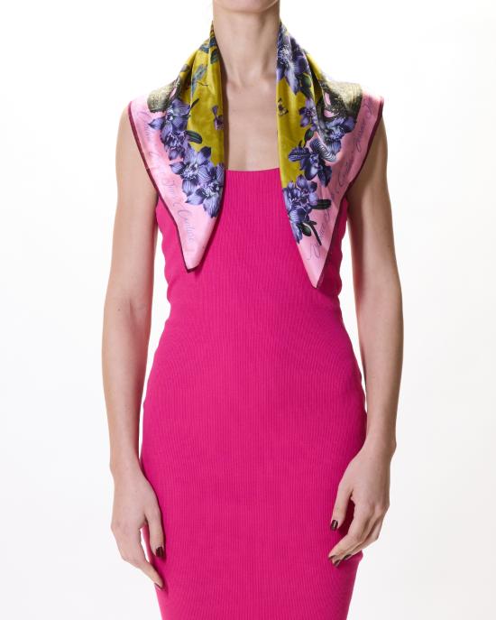 25FW 베르사체 머플러/스카프 79HA7H01 ZG404 U57 ROSA MULTI - VERSACE