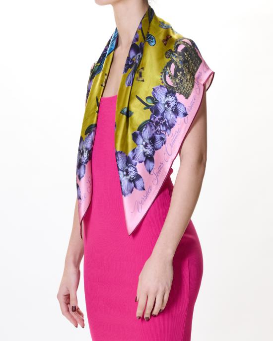 25FW 베르사체 머플러/스카프 79HA7H02 ZG404 U57 ROSA MULTI - VERSACE