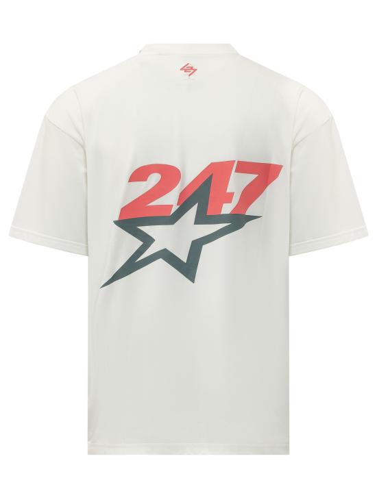 26SS 247 BY REPRESENT 반팔 티셔츠 247M100141 72 FLAT WHITE - OTHER BRANDS