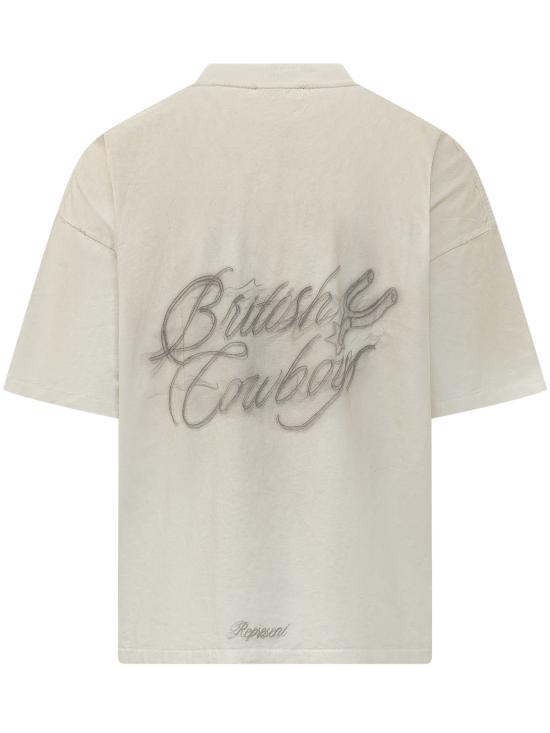 26SS 리프레젠트 반팔 티셔츠 MLM100592 30 WASHED ECRU - REPRESENT