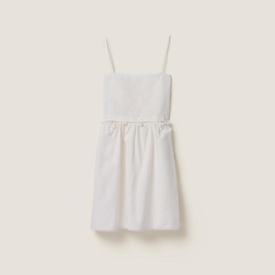 25SS 미우미우 미디 원피스 MF5779163MF0009 S OOO White