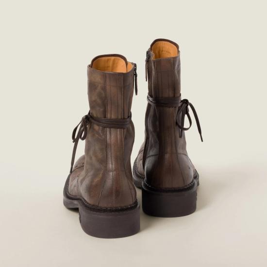 26SS 미우미우 부츠 5U316E2KJF0324 F G035 Brown - MIU MIU