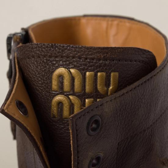 26SS 미우미우 부츠 5U316E2KJF0324 F G035 Brown - MIU MIU