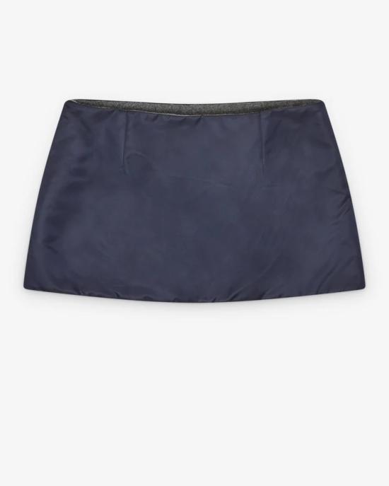 26FW 미우미우 숏 스커트 MG2583181AF0008 Blue - MIU MIU