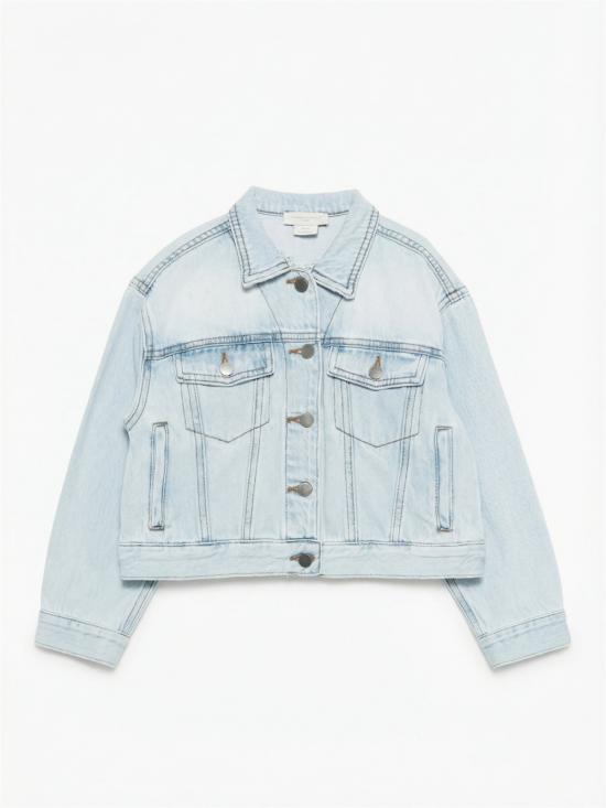 26SS [키즈] 스텔라 맥카트니 데님 자켓 TY2A67 Z0746 600 LIGHT BLUE