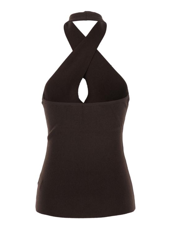 26SS 페데리카 토시 민소매 티셔츠 43350451 58 Brown - FEDERICA TOSI