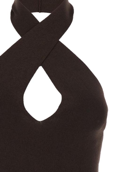 26SS 페데리카 토시 민소매 티셔츠 43350451 58 Brown - FEDERICA TOSI