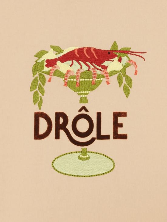 26SS 드롤드무슈 반팔 티셔츠 JTS289CO248 BG Beige - DROLE DE MONSIEUR