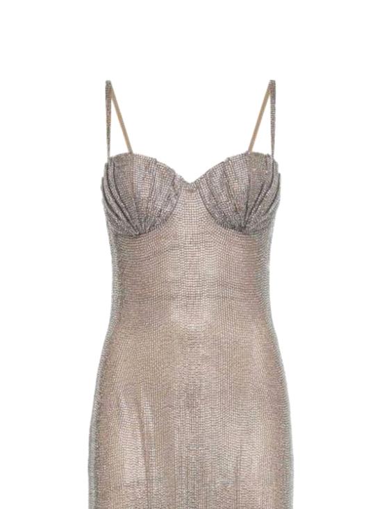 26SS 쥬세페 디 모라비토 미디 원피스 06PSDR515FC 1631621 Crystal - GIUSEPPE DI MORABITO