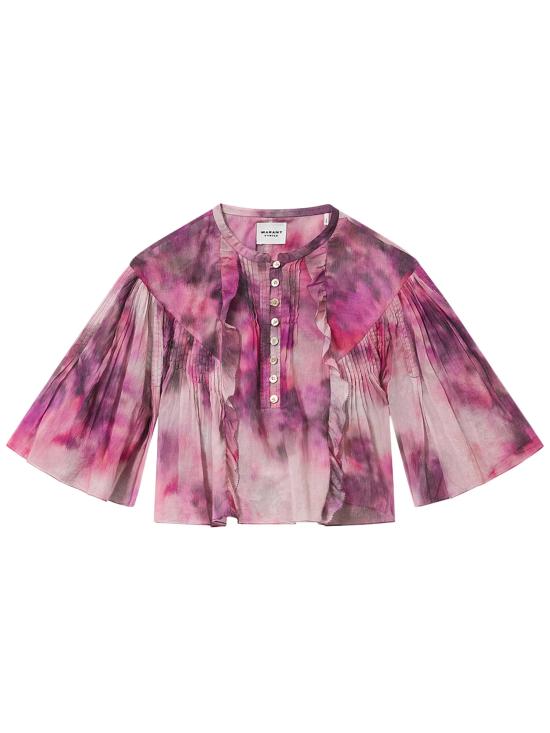 26SS 이자벨마랑에뚜왈 긴팔 티셔츠 HT0854FA D1J13E40PK Pink