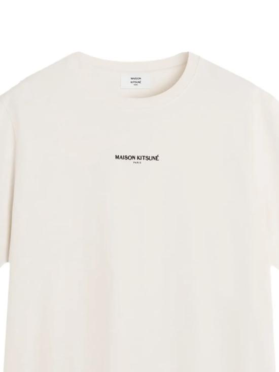 26SS 메종키츠네 반팔 티셔츠 QM00100KJ7025 0063 NOBLE BEIGE - MAISON KITSUNE