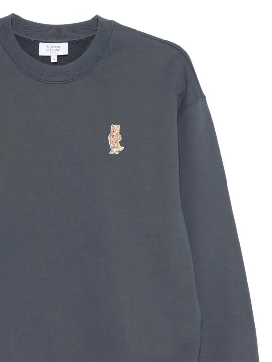 26SS 메종키츠네 긴팔 티셔츠 QM00309KM0341 0422 SHADOW BLUE - MAISON KITSUNE