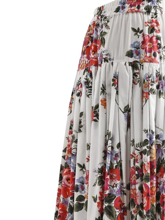 26SS 돌체앤가바나 미디 스커트 F4DC6T HS5UUHA5ZO MAZZ FIORI BIANCO - DOLCE & GABBANA